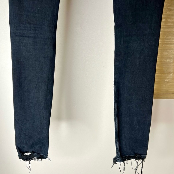 AGOLDE Sophie High Rise Distressed Skinny Jeans in Ruthless - Picture 7 of 8